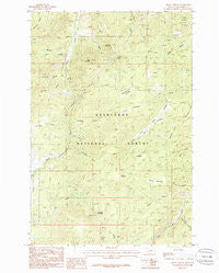 Bison Canyon Montana Historical topographic map, 1:24000 scale, 7.5 X 7.5 Minute, Year 1985
