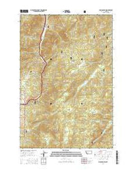 Bison Canyon Montana Current topographic map, 1:24000 scale, 7.5 X 7.5 Minute, Year 2014