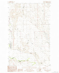 Bjornberg Bridge Montana Historical topographic map, 1:24000 scale, 7.5 X 7.5 Minute, Year 1984