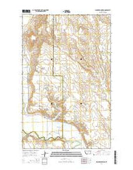 Bjornberg Bridge Montana Current topographic map, 1:24000 scale, 7.5 X 7.5 Minute, Year 2014