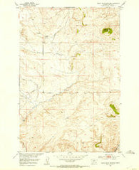 Black Butte Mountain Montana Historical topographic map, 1:24000 scale, 7.5 X 7.5 Minute, Year 1951