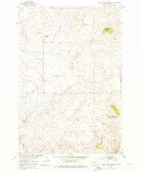 Black Butte Mountain Montana Historical topographic map, 1:24000 scale, 7.5 X 7.5 Minute, Year 1951