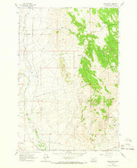 Black Butte Montana Historical topographic map, 1:24000 scale, 7.5 X 7.5 Minute, Year 1963