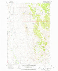 Black Butte Montana Historical topographic map, 1:24000 scale, 7.5 X 7.5 Minute, Year 1963