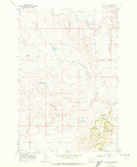 Black Coulee Montana Historical topographic map, 1:24000 scale, 7.5 X 7.5 Minute, Year 1968
