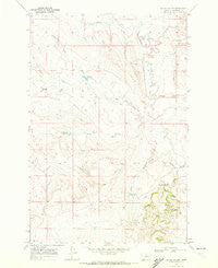 Black Coulee Montana Historical topographic map, 1:24000 scale, 7.5 X 7.5 Minute, Year 1968