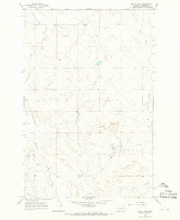 Black Hills Montana Historical topographic map, 1:24000 scale, 7.5 X 7.5 Minute, Year 1965