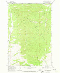 Black Pine Ridge Montana Historical topographic map, 1:24000 scale, 7.5 X 7.5 Minute, Year 1971