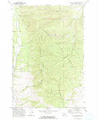 Black Pine Ridge Montana Historical topographic map, 1:24000 scale, 7.5 X 7.5 Minute, Year 1971