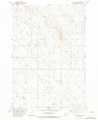 Black Point NE Montana Historical topographic map, 1:24000 scale, 7.5 X 7.5 Minute, Year 1982