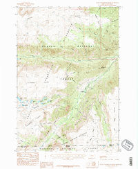 Black Pyramid Mountain Montana Historical topographic map, 1:24000 scale, 7.5 X 7.5 Minute, Year 1986