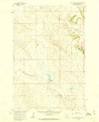 Black Sea Reservoir Montana Historical topographic map, 1:24000 scale, 7.5 X 7.5 Minute, Year 1960