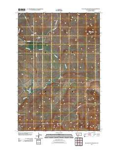 Black Butte Mountain Montana Historical topographic map, 1:24000 scale, 7.5 X 7.5 Minute, Year 2011