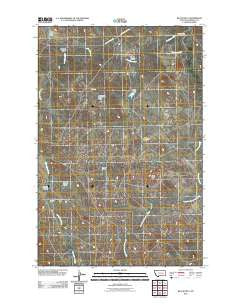 Black Hills Montana Historical topographic map, 1:24000 scale, 7.5 X 7.5 Minute, Year 2011