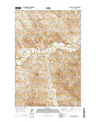 Black John Coulee Montana Current topographic map, 1:24000 scale, 7.5 X 7.5 Minute, Year 2014