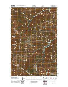 Black Peak Montana Historical topographic map, 1:24000 scale, 7.5 X 7.5 Minute, Year 2011