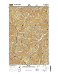 Black Peak Montana Current topographic map, 1:24000 scale, 7.5 X 7.5 Minute, Year 2014