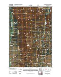 Black Pine Ridge Montana Historical topographic map, 1:24000 scale, 7.5 X 7.5 Minute, Year 2011