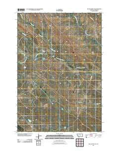 Black Point NE Montana Historical topographic map, 1:24000 scale, 7.5 X 7.5 Minute, Year 2011