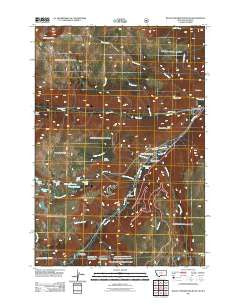 Black Pyramid Mountain Montana Historical topographic map, 1:24000 scale, 7.5 X 7.5 Minute, Year 2011