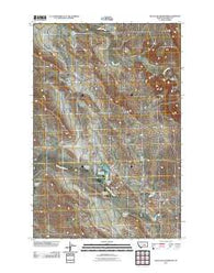 Black Sea Reservoir Montana Historical topographic map, 1:24000 scale, 7.5 X 7.5 Minute, Year 2011