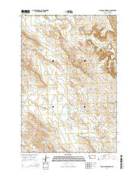 Black Sea Reservoir Montana Current topographic map, 1:24000 scale, 7.5 X 7.5 Minute, Year 2014