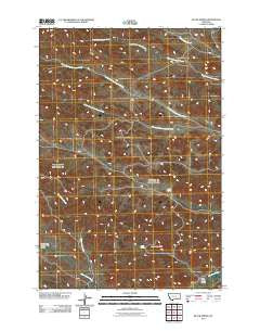Black Spring Montana Historical topographic map, 1:24000 scale, 7.5 X 7.5 Minute, Year 2011
