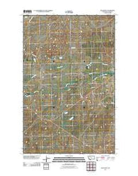 Blackfoot Montana Historical topographic map, 1:24000 scale, 7.5 X 7.5 Minute, Year 2011