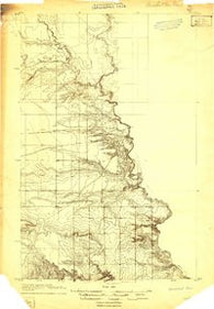 Blackfoot Res. Montana Historical topographic map, 1:48000 scale, 15 X 15 Minute, Year 1907