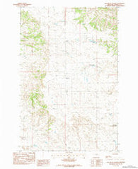 Blackfoot School Montana Historical topographic map, 1:24000 scale, 7.5 X 7.5 Minute, Year 1983