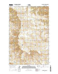 Blackfoot School Montana Current topographic map, 1:24000 scale, 7.5 X 7.5 Minute, Year 2014