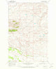 Blackleaf Montana Historical topographic map, 1:24000 scale, 7.5 X 7.5 Minute, Year 1968