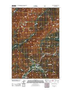 Blacktail Montana Historical topographic map, 1:24000 scale, 7.5 X 7.5 Minute, Year 2011