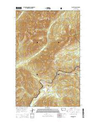 Blacktail Montana Current topographic map, 1:24000 scale, 7.5 X 7.5 Minute, Year 2014