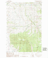 Blacktail Mountain Montana Historical topographic map, 1:24000 scale, 7.5 X 7.5 Minute, Year 1986