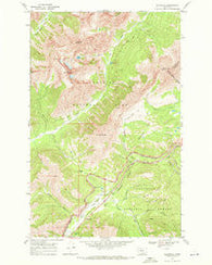 Blacktail Montana Historical topographic map, 1:24000 scale, 7.5 X 7.5 Minute, Year 1968