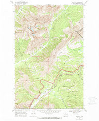 Blacktail Montana Historical topographic map, 1:24000 scale, 7.5 X 7.5 Minute, Year 1968