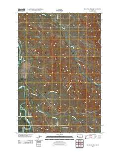 Blacktail Creek NW Montana Historical topographic map, 1:24000 scale, 7.5 X 7.5 Minute, Year 2011