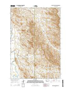 Blacktail Creek NW Montana Current topographic map, 1:24000 scale, 7.5 X 7.5 Minute, Year 2014
