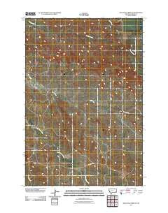 Blacktail Creek SE Montana Historical topographic map, 1:24000 scale, 7.5 X 7.5 Minute, Year 2011