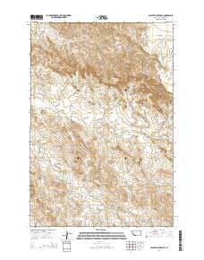Blacktail Creek SE Montana Current topographic map, 1:24000 scale, 7.5 X 7.5 Minute, Year 2014