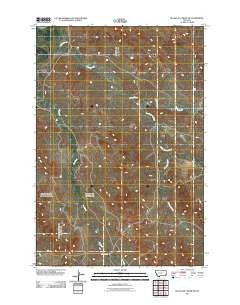 Blacktail Creek SW Montana Historical topographic map, 1:24000 scale, 7.5 X 7.5 Minute, Year 2011