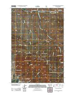 Blacktail Mountain Montana Historical topographic map, 1:24000 scale, 7.5 X 7.5 Minute, Year 2011