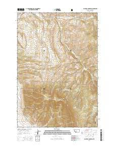Blacktail Mountain Montana Current topographic map, 1:24000 scale, 7.5 X 7.5 Minute, Year 2014