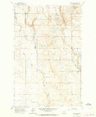 Blair Ranch Montana Historical topographic map, 1:24000 scale, 7.5 X 7.5 Minute, Year 1962