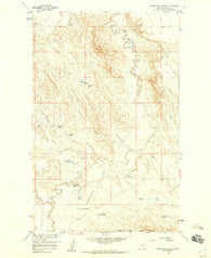 Blanchard Ranch Montana Historical topographic map, 1:24000 scale, 7.5 X 7.5 Minute, Year 1958