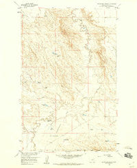 Blanchard Ranch Montana Historical topographic map, 1:24000 scale, 7.5 X 7.5 Minute, Year 1958