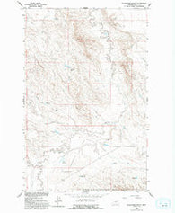 Blanchard Ranch Montana Historical topographic map, 1:24000 scale, 7.5 X 7.5 Minute, Year 1958