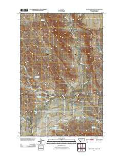 Blanchard Ranch Montana Historical topographic map, 1:24000 scale, 7.5 X 7.5 Minute, Year 2011