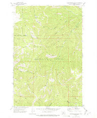 Blankenbaker Flats Montana Historical topographic map, 1:24000 scale, 7.5 X 7.5 Minute, Year 1971